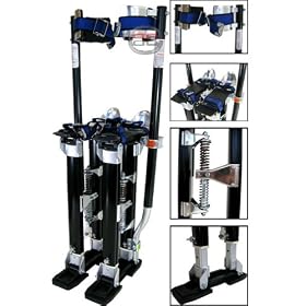 NEW DRYWALL STILTS PAINTING STILT ALUMINUM 18-30 BLACK by Sky Enterprise USA