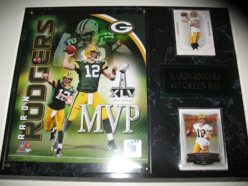 Green Bay Packers Superbowl XLV Aaron Rodgers MVP 12