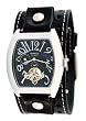 Nemesis #STH006KS Premium Wide Cuff Leather Band Automatic Tourbillon Watch