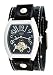 Nemesis #STH006KS Premium Wide Cuff Leather Band Automatic Tourbillon Watch