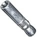 Wej-It PD38 Internally Threaded Drop-In Anchor, Steel, Meets ASTM B633 Specifications, 1/2" Diameter, 2-5/16" Length, #8 - #14 Threads, Pack Of 25
