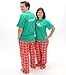 Naughty-Nice 2 Sided Family Christmas Holiday Pajama Set for Adult or Kids Playwear