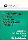 Development of the English book trade, 1700-1899