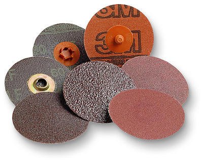 3M(TM) Roloc(TM) Cloth Disc 361F - 1 in Die# R100N P100 YF weight [PRICE is per DISC]