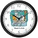 Noah's Ark No.1 - Biblical Theme Wall Clock by WatchBuddy Timepieces (Black Frame)