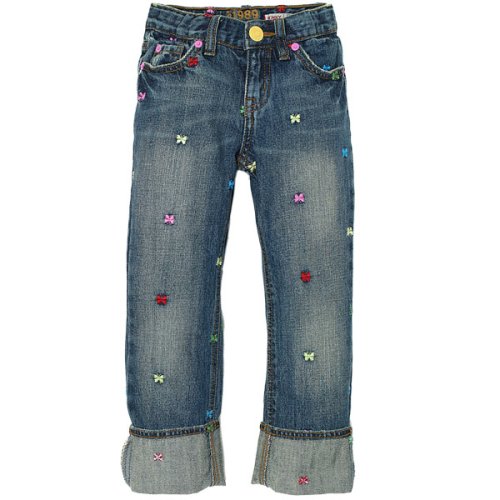 premium skinny butterfly jeans