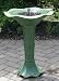 Smart Solar Japanese Tea Gardens Birdbath