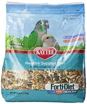 Kaytee Forti Diet Pro Health Bird Food for Conure and Lovebird, 5-Pound
