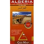 Algeria Geographical Map (English, French and German Edition) by Gizi Map