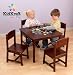 KidKraft Farmhouse Table and Chair Set Pecan