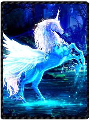 58" x 80"(Large) - Treasure Design Discount Running Horse Blanket