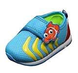 Ziweiba0-1歳 ベビー シューズ 子供靴 滑り防ぐ スニーカー ファーストシューズ 上履き 歩行靴 ズックシューズ 男の子 女の子 通気性よく 赤ちゃん (インソール12.5cm, Aブルー)