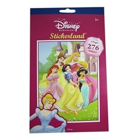  Official Disney Princess Sticker Pad