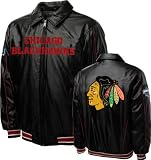 G-Iii Chicago Blackhawks Faux Leather Jacket Medium