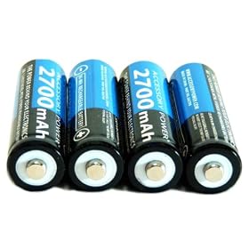 AccessoryPOWER TRUCell Premium AA NiMH 2700 mAh Rechargeable Battery 12-PACK- Eco friendly- Recharge up to 1000x