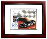 Dale Earnhardt Sr. Autographed/Hand Signed 8x10 Photo MAHOGANY CUSTOM FRAME - Car and Driver