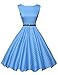 GRACE KARIN® Women's 1950's Vintage Sleeveless Swing Dresses JS6086