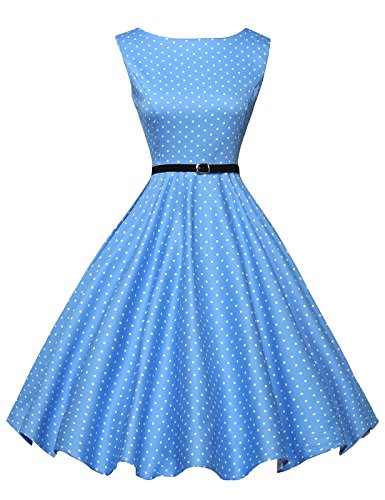 GRACE KARIN® Women's 1950's Vintage Sleeveless Swing Dresses JS6086