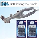 Grill Daddy GB91062C Grill Cleaning Tool Bundle With 2 Replacement Brushes