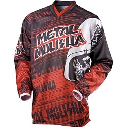 MSR Racing Metal Mulisha Maimed Youth Boys Motocross Motorcycle Jersey - Red/Black