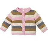 striped bow cardigan