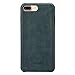 JISONCASE iPhone 7 Plus Case Genuine Leather Hard Back Case Slim Fit Protective Cover Snap on Case for iPhone 7 Plus [Midnight Blue]-JS-I7L-03A40