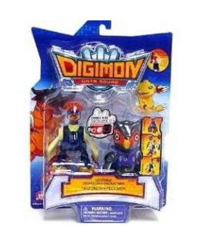 DIGIMON Digital Monsters- 3.5 Lightning Digivolving Figures- Falcomon- Pekkumon