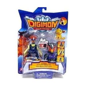 DIGIMON Digital Monsters- 3.5 Lightning Digivolving Figures- Falcomon- Pekkumon by