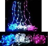 LED BATTERY Rope/Ribbon Light White Fairy Lights-14 feet Long