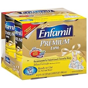 Enfamil premium lipil infant formula liquid, ready to use - 8 Oz/bottle, 4 ea