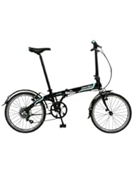 Sports: New 2015 Dahon Vybe D7 Obsidian Matte Folding Bike Bicycle with Fenders - Dahon