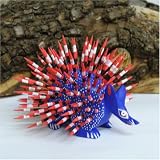 Oaxacan Carving of a Porcupine by the Ortocha Family