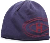 NHL Men's Game Day Reversible Knit Hat (Montreal Canadiens, One Size Fits All)