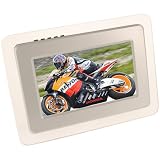 7 Super Clear Silver Digital Photo Frame 2gb Sd Memory Card