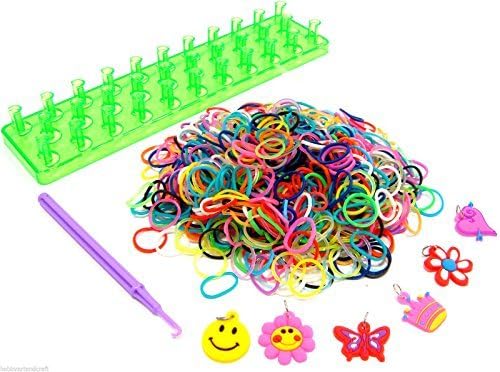 Rainbow Loom Kit Coloured Rubber Bands Loom Twister Bracelet Making Kit 600 New by Designer Loom