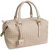 Bottega Veneta Montaigne Woven Lotus Leather Satchel 173398/V00A2/6701