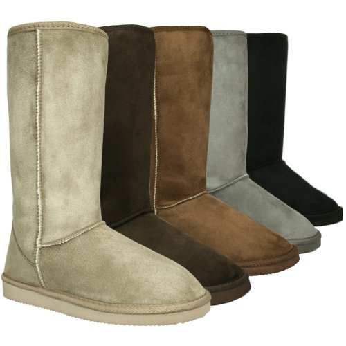 New Womens Snugg Tall Fur Classic Nomad Boots