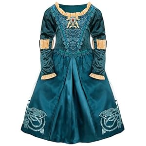 Disney Store Brave Princess Merida Adventure Hero Costume Dress Size Medium 7/8