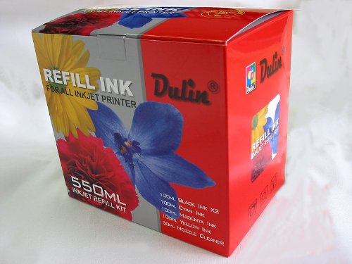 Nachfülltinte Black - 3x 30 ml - mit Zubehör 