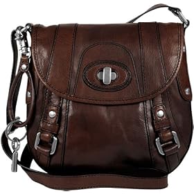 Fossil Handbag - Julianne Small Crossbody (Color: Brown)