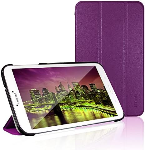 Tab 4 8.0 Case, JETech® Gold Slim-Fit Smart Case Cover for Samsung Galaxy Tab 4 8.0 (8 Inch) Tablet PC with Auto Sleep/Wake Feature (Purple)