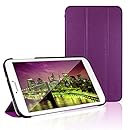 Tab 4 8.0 Case, JETech&reg; Gold Slim-Fit Smart Case Cover for Samsung Galaxy Tab 4 8.0 (8 Inch) Tablet PC with Auto Sleep/Wake Feature (Purple)