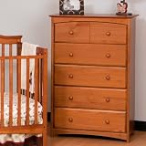 Beatrice Five Drawer Chest in Oak