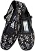 Black Glitter Mesh Mary Jane Chinese Shoes