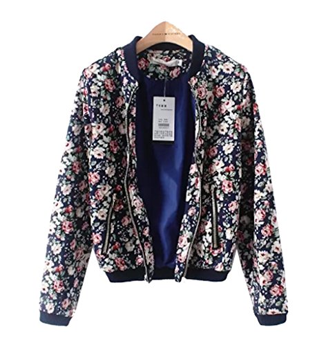 春　アウター　花柄　カジュアル　人気のジャケット　プライベート　外出に使える1枚　大きいサイズ　レディース　『限定・巾着袋付き』