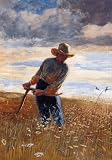 Hand Made Oil Reproduction - Winslow Homer - 24 x 34 inches - The Reaper