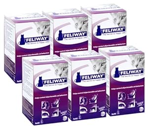 Feliway 48-Milliliter Plug-In Refills, 6 Refills