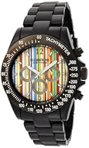 Hot Sale K&BROS Men's 9517-2 Ice-Time Racing Chronograph Paul Stripe Watch