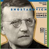 Shostakovich: Complete Songs, Volume 1