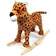 HAPPY TRAILST Plush Leopard Rocking Animal (fls)